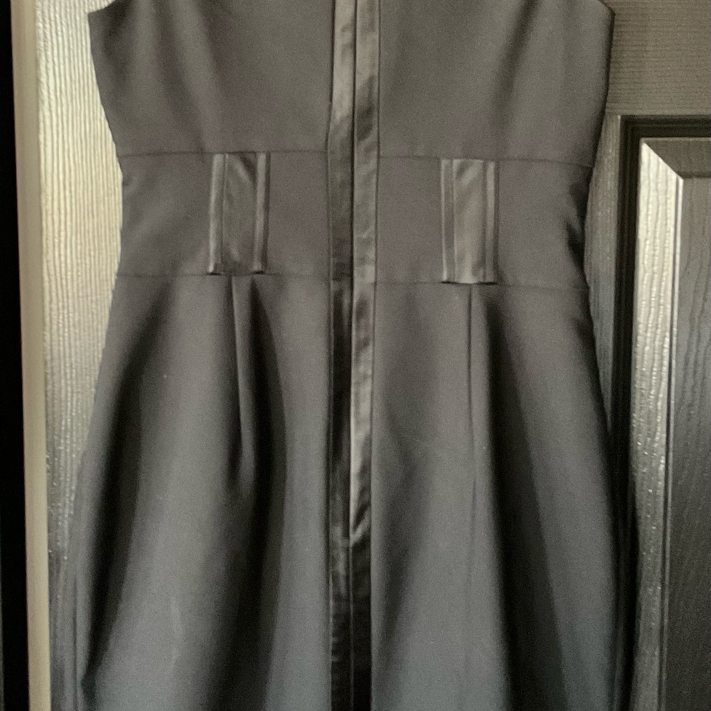 Cache Elegant, Yet Classic Black Fitted Dress - image 3